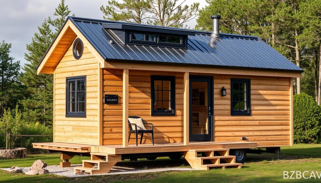 BZBCabins Arlanda Tiny House Kit with Scandinavian design elements