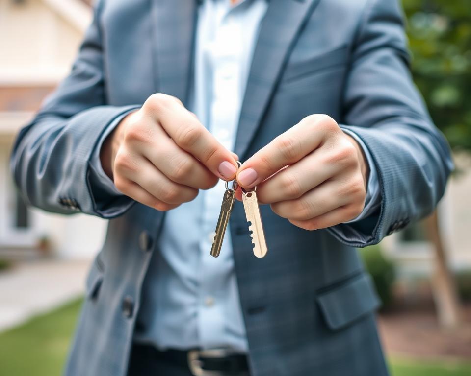 Real estate investor receiving private money funding for property purchase