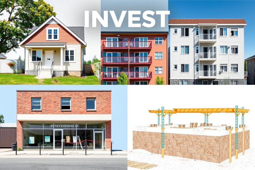 Various types of investment properties funded through private money loans